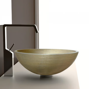 VENICE Ø 44 - Countertop round glass washbasin by Glass Design - view 3